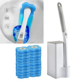 Maxbell Disposable Toilet Brush Cleaning Kit Cleaning System for Hotel Household 20 oceans