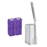 Maxbell Disposable Toilet Brush Cleaning Kit Cleaning System for Hotel Household 20 lavenders