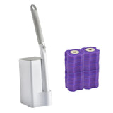 Maxbell Disposable Toilet Brush Cleaning Kit Cleaning System for Hotel Household 20 lavenders