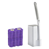 Maxbell Disposable Toilet Brush Cleaning Kit Cleaning System for Hotel Household 20 lavenders