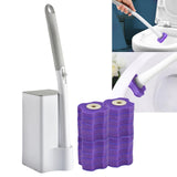 Maxbell Disposable Toilet Brush Cleaning Kit Cleaning System for Hotel Household 20 lavenders