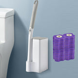 Maxbell Disposable Toilet Brush Cleaning Kit Cleaning System for Hotel Household 20 lavenders