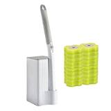 Maxbell Disposable Toilet Brush Cleaning Kit Cleaning System for Hotel Household 20 lemons