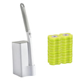 Maxbell Disposable Toilet Brush Cleaning Kit Cleaning System for Hotel Household 20 lemons