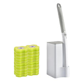 Maxbell Disposable Toilet Brush Cleaning Kit Cleaning System for Hotel Household 20 lemons
