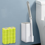 Maxbell Disposable Toilet Brush Cleaning Kit Cleaning System for Hotel Household 20 lemons