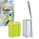 Maxbell Disposable Toilet Brush Cleaning Kit Cleaning System for Hotel Household 20 lemons