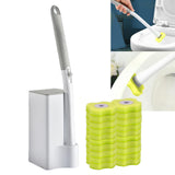 Maxbell Disposable Toilet Brush Cleaning Kit Cleaning System for Hotel Household 20 lemons