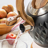 Maxbell 3L Whistling Kettle Stove Top Stainless Steel Kitchenware Boiling Coffee