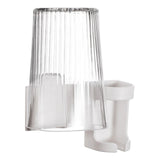 Maxbell Wall Hanging Toothbrush Holder Hole Free Organizer and Cup Storage for RV