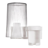 Maxbell Wall Hanging Toothbrush Holder Hole Free Organizer and Cup Storage for RV