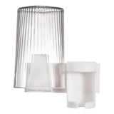 Maxbell Wall Hanging Toothbrush Holder Hole Free Organizer and Cup Storage for RV
