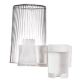 Maxbell Wall Hanging Toothbrush Holder Hole Free Organizer and Cup Storage for RV