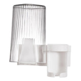 Maxbell Wall Hanging Toothbrush Holder Hole Free Organizer and Cup Storage for RV