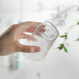 Maxbell Wall Hanging Toothbrush Holder Hole Free Organizer and Cup Storage for RV