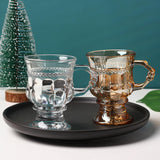Maxbell 140ml Cocktail Goblet Glasses Drinkware for Party Housewarming Gifts Wedding Amber