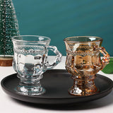 Maxbell 140ml Cocktail Goblet Glasses Drinkware for Party Housewarming Gifts Wedding Amber