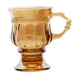 Maxbell 140ml Cocktail Goblet Glasses Drinkware for Party Housewarming Gifts Wedding Amber