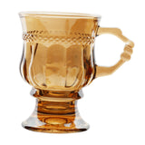 Maxbell 140ml Cocktail Goblet Glasses Drinkware for Party Housewarming Gifts Wedding Amber