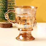 Maxbell 140ml Cocktail Goblet Glasses Drinkware for Party Housewarming Gifts Wedding Amber