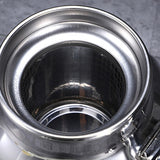 Maxbell Stainless Steel Coffee Tea Kettle Stovetop Tea Kettle for Travel Family 2.0L