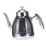 Maxbell Stainless Steel Coffee Tea Kettle Stovetop Tea Kettle for Travel Family 2.0L