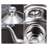 Maxbell Stainless Steel Coffee Tea Kettle Stovetop Tea Kettle for Travel Family 2.0L