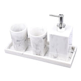 Maxbell Bathroom Accessories Set Lotion Bottle Refillable for Bathroom Counter