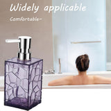 Maxbell Soap Dispenser Sustainable Stocked Practical for Kitchen Dresser Countertop Purple