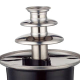 Maxbell 3 Tier Steel Electric Chocolate Warmer Dip Fountain Party Fondue Melting Pot