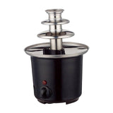 Maxbell 3 Tier Steel Electric Chocolate Warmer Dip Fountain Party Fondue Melting Pot