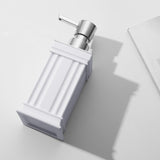 Maxbell Refillable Empty Lotion Soap Dispenser 250ml for Kitchen Bathroom White