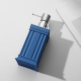 Maxbell Refillable Empty Lotion Soap Dispenser 250ml for Kitchen Bathroom Blue