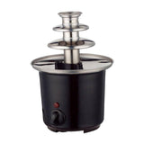 Maxbell Chocolate Fondue Fountain Plug:EU 3 Tiers Electric for BBQ Sauce Cheese