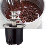 Maxbell Chocolate Fondue Fountain Plug:EU 3 Tiers Electric for BBQ Sauce Cheese