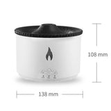 Maxbell Essential Oil Flame Diffuser Air Humidifier LED Night Light for Travel