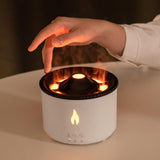 Maxbell Essential Oil Flame Diffuser Air Humidifier LED Night Light for Travel