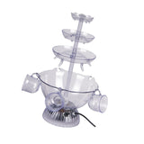 Maxbell 3 Tier Party Fountain Decor Drink Machine for Red Wine Champagne