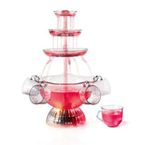 Maxbell 3 Tier Party Fountain Decor Drink Machine for Red Wine Champagne