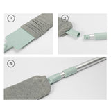 Maxbell Home Long Handle Bedside Dust Brush Dust Brush Microfiber for Car Bedroom