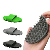 Maxbell Kitchen Silicone Dish Washing Brush with Handle Accessories For Black