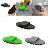 Maxbell Kitchen Silicone Dish Washing Brush with Handle Accessories For Black