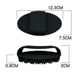 Maxbell Kitchen Silicone Dish Washing Brush with Handle Accessories For Black