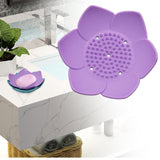 Maxbell Portable Soap Dish Soap Holder with Drainage Soap Tray for Bathroom Shower Purple