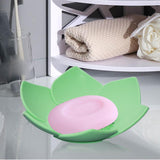 Maxbell Portable Soap Dish Soap Holder with Drainage Soap Tray for Bathroom Shower Green