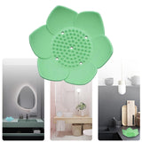 Maxbell Portable Soap Dish Soap Holder with Drainage Soap Tray for Bathroom Shower Green