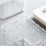 Maxbell Kitchen Storage Boxes with Lid Food Storage Fresh Box for Cabinet Vegetables 700ml