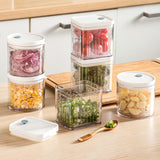 Maxbell Kitchen Storage Boxes with Lid Food Storage Fresh Box for Cabinet Vegetables 700ml