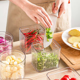 Maxbell Kitchen Storage Boxes with Lid Food Storage Fresh Box for Cabinet Vegetables 700ml