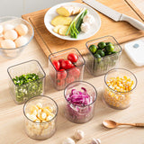 Maxbell Kitchen Storage Boxes with Lid Food Storage Fresh Box for Cabinet Vegetables 700ml